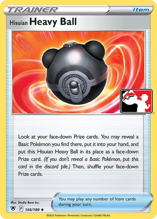 Hisuian Heavy Ball (146/189) [Prize Pack Series Three] | Eastridge Sports Cards & Games