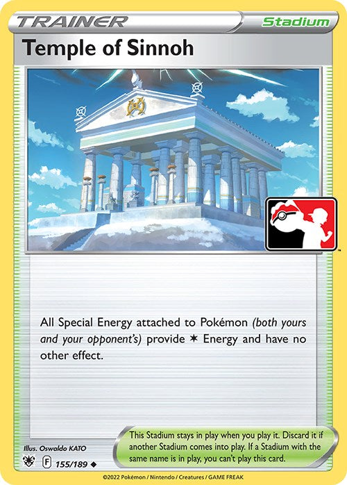 Temple of Sinnoh (155/189) [Prize Pack Series Three] | Eastridge Sports Cards & Games