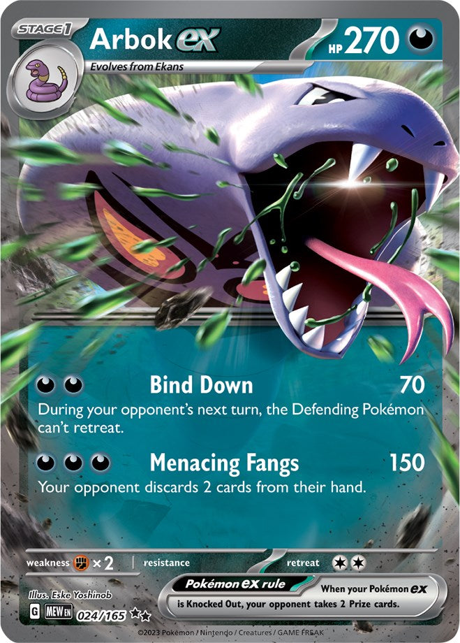 Arbok ex (024/165) [Scarlet & Violet: 151] | Eastridge Sports Cards & Games