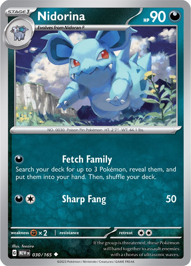 Nidorina (030/165) [Scarlet & Violet: 151] | Eastridge Sports Cards & Games