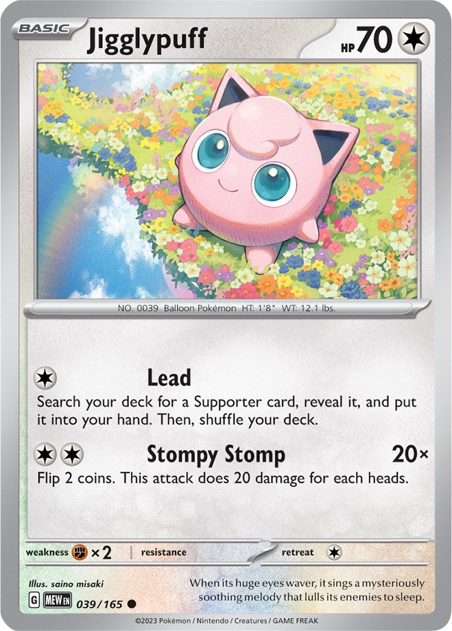 Jigglypuff (039/165) [Scarlet & Violet: 151] | Eastridge Sports Cards & Games