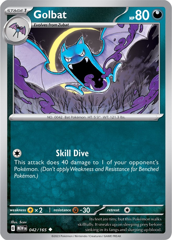 Golbat (042/165) [Scarlet & Violet: 151] | Eastridge Sports Cards & Games