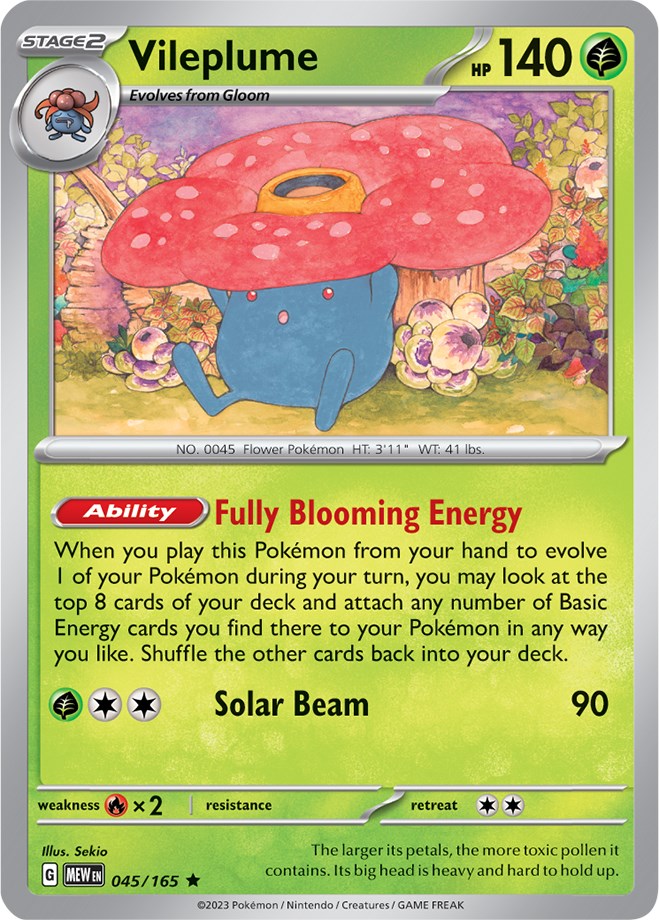 Vileplume (045/165) [Scarlet & Violet 151] | Eastridge Sports Cards & Games