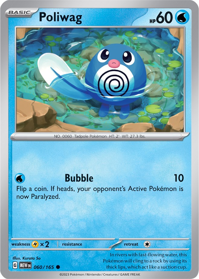 Poliwag (060/165) [Scarlet & Violet 151] | Eastridge Sports Cards & Games