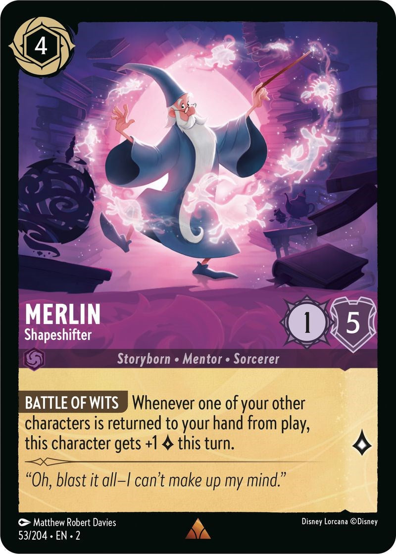 Merlin - Shapeshifter (53/204) [Rise of the Floodborn] | Eastridge Sports Cards & Games