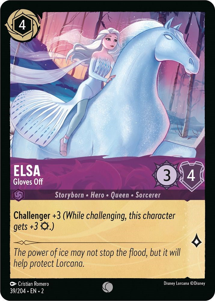 Elsa - Gloves Off (39/204) [Rise of the Floodborn] | Eastridge Sports Cards & Games