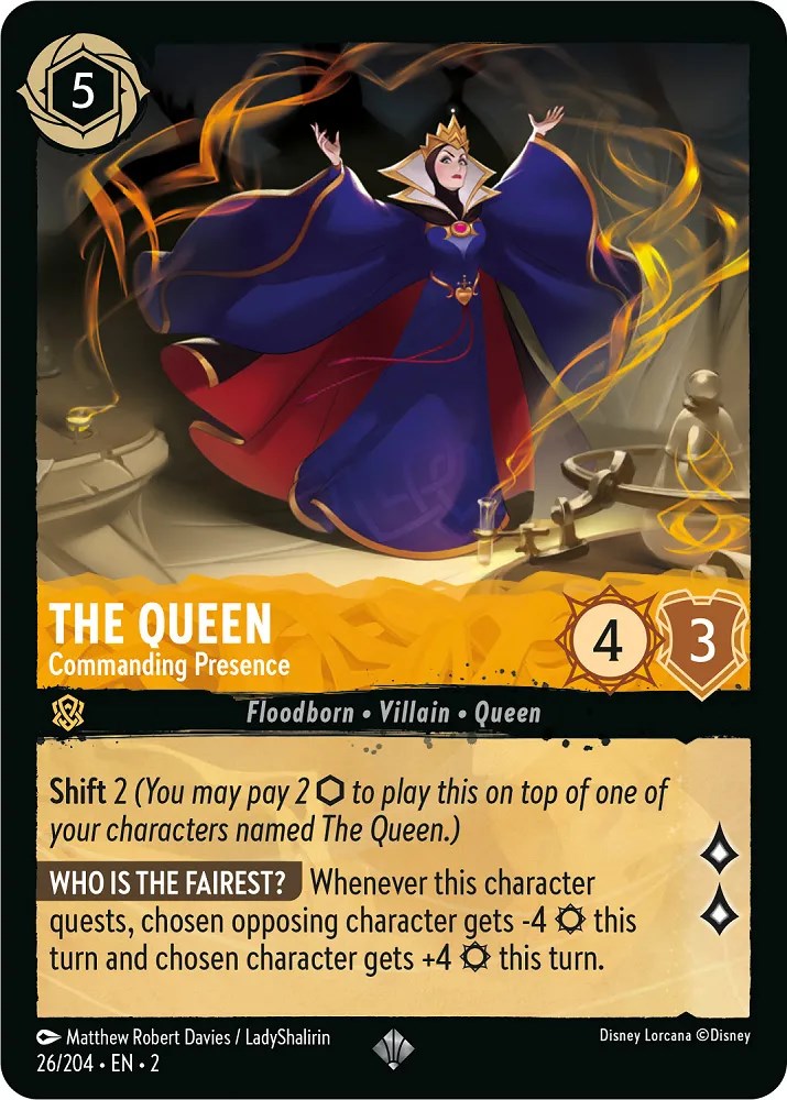 The Queen - Commanding Presence (26/204) [Rise of the Floodborn] | Eastridge Sports Cards & Games