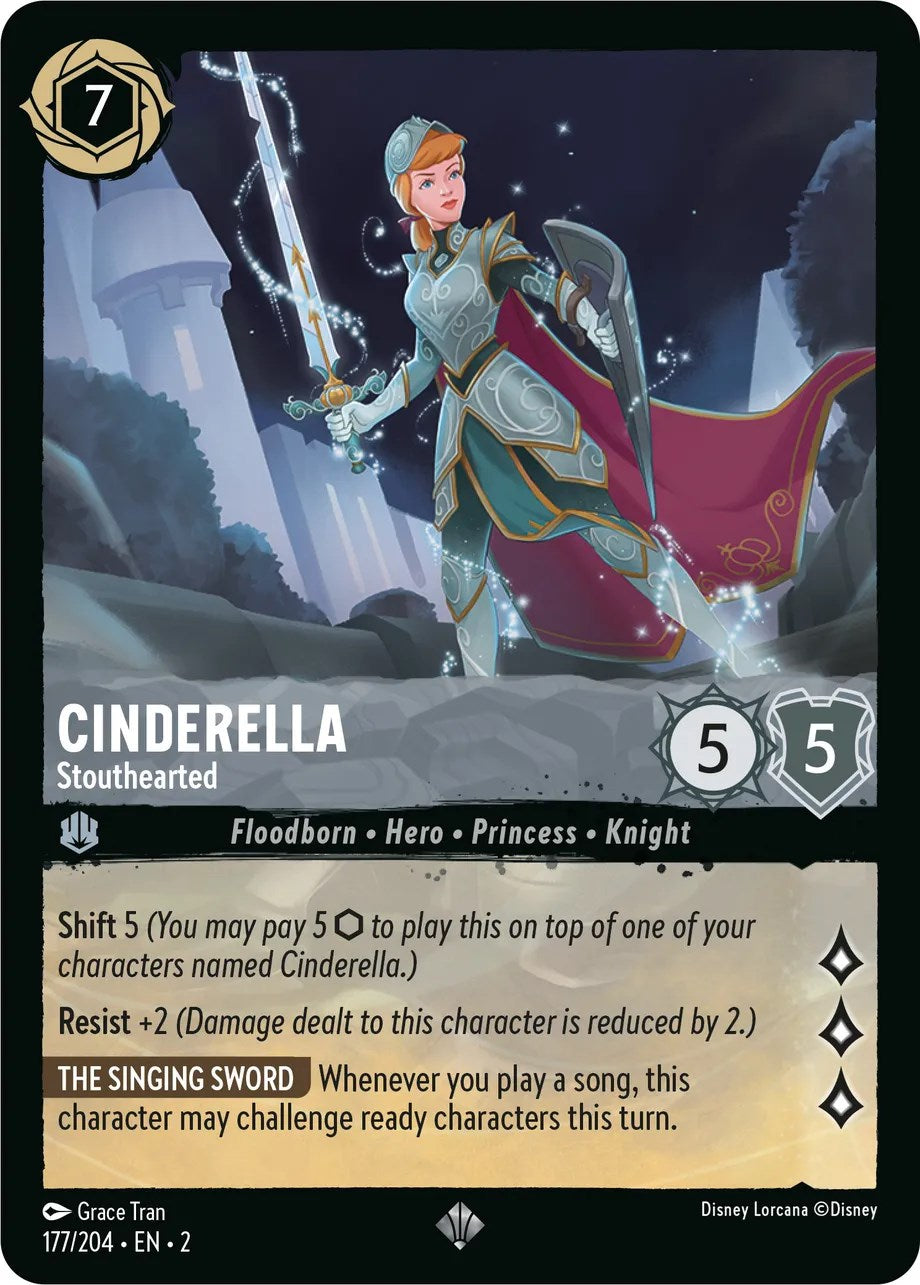 Cinderella - Stouthearted (177/204) [Rise of the Floodborn] | Eastridge Sports Cards & Games