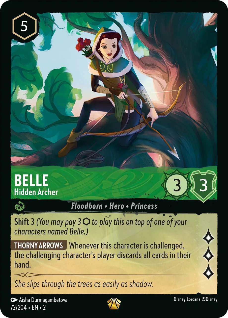 Belle - Hidden Archer (72/204) [Rise of the Floodborn] | Eastridge Sports Cards & Games