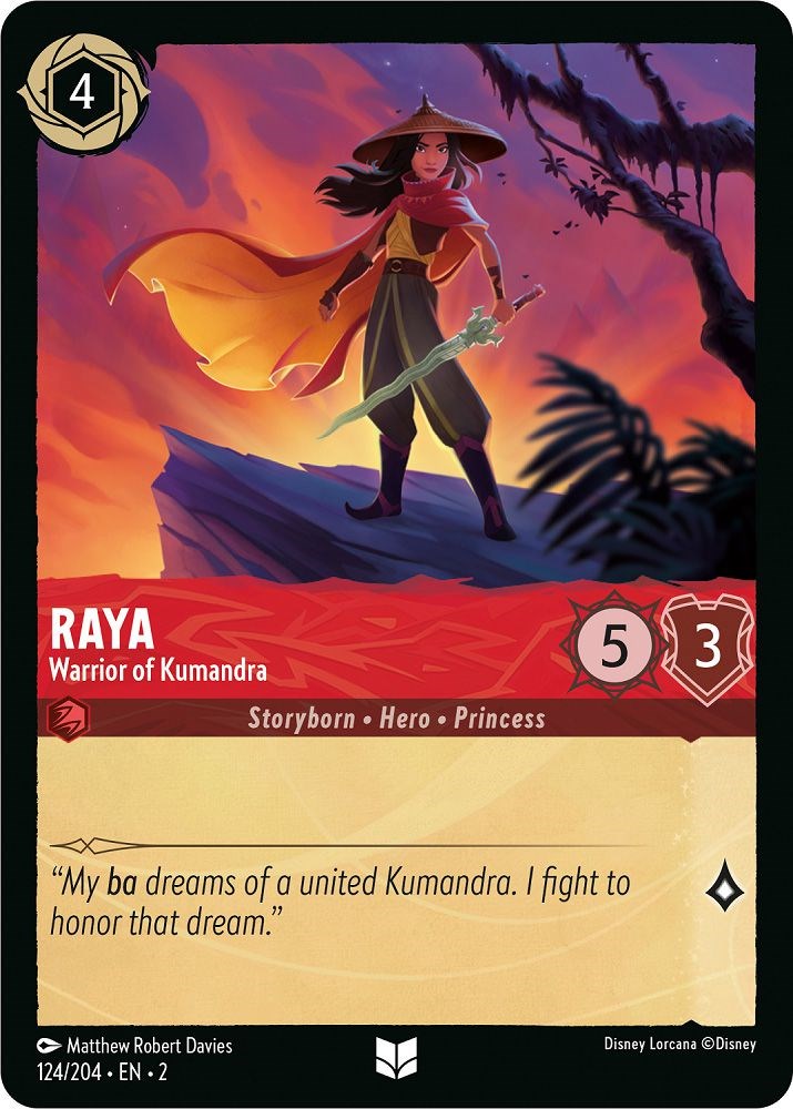 Raya - Warrior of Kumandra (124/204) [Rise of the Floodborn] | Eastridge Sports Cards & Games