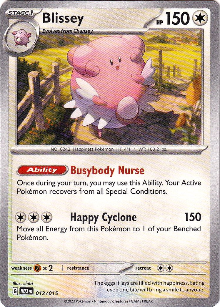 Blissey (012/015) [McDonald's Promos: 2023 Collection] | Eastridge Sports Cards & Games