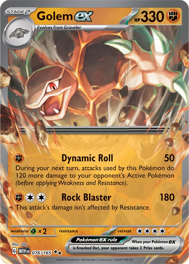 Golem ex (076/165) [Scarlet & Violet: 151] | Eastridge Sports Cards & Games