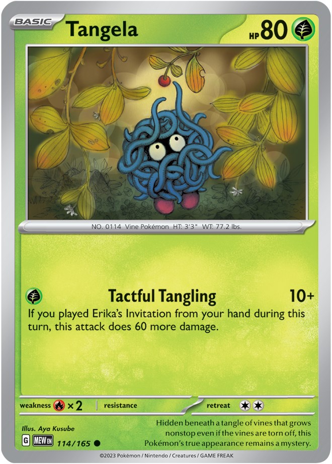 Tangela (114/165) [Scarlet & Violet: 151] | Eastridge Sports Cards & Games