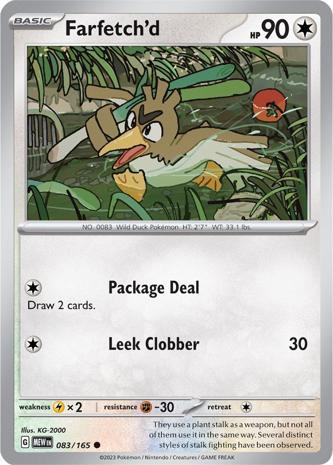 Farfetch'd (083/165) [Scarlet & Violet: 151] | Eastridge Sports Cards & Games