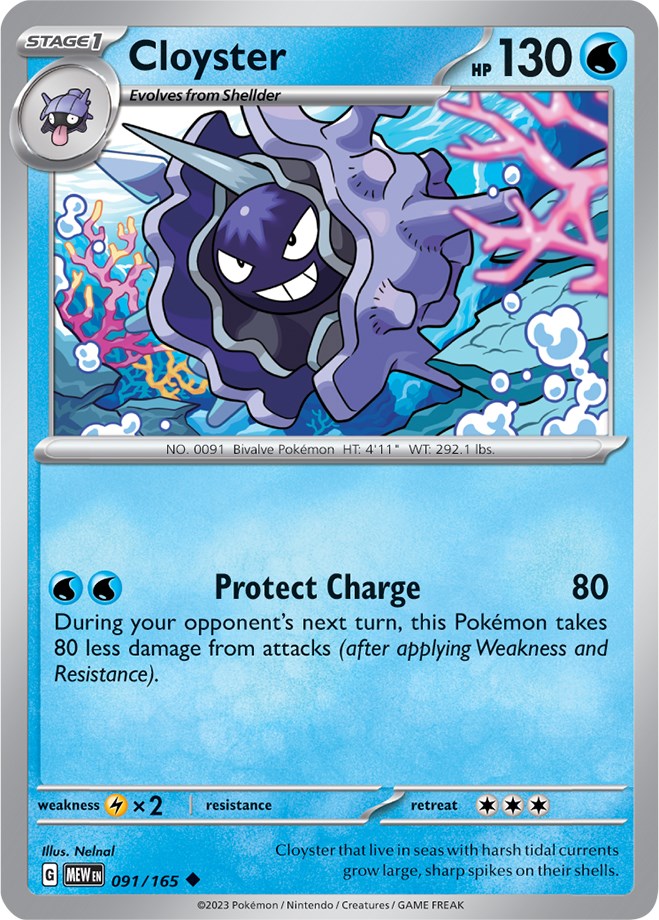 Cloyster (091/165) [Scarlet & Violet: 151] | Eastridge Sports Cards & Games