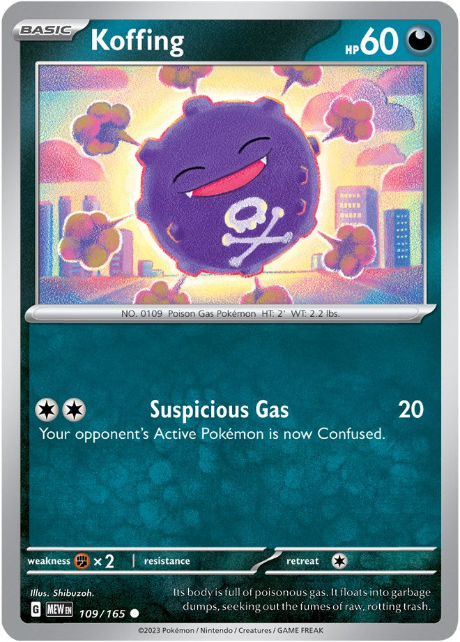 Koffing (109/165) [Scarlet & Violet: 151] | Eastridge Sports Cards & Games