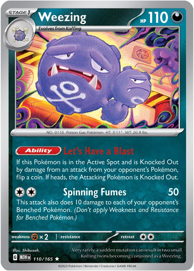 Weezing (110/165) [Scarlet & Violet: 151] | Eastridge Sports Cards & Games