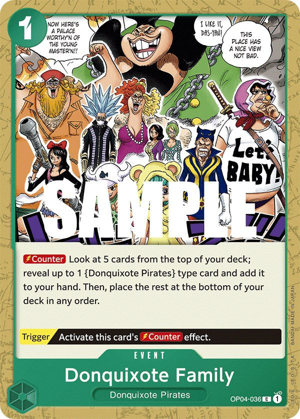 Donquixote Family [Kingdoms of Intrigue] | Eastridge Sports Cards & Games