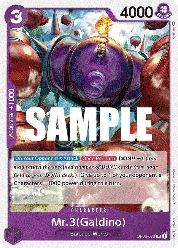 Mr.3(Galdino) [Kingdoms of Intrigue] | Eastridge Sports Cards & Games