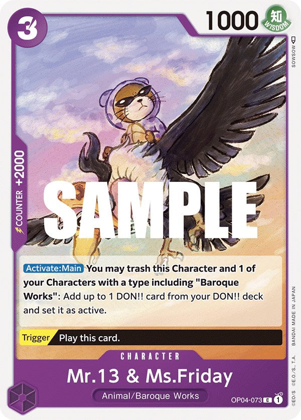 Mr.13 & Ms.Friday [Kingdoms of Intrigue] | Eastridge Sports Cards & Games