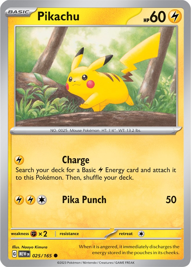 Pikachu (025/165) [Scarlet & Violet 151] | Eastridge Sports Cards & Games