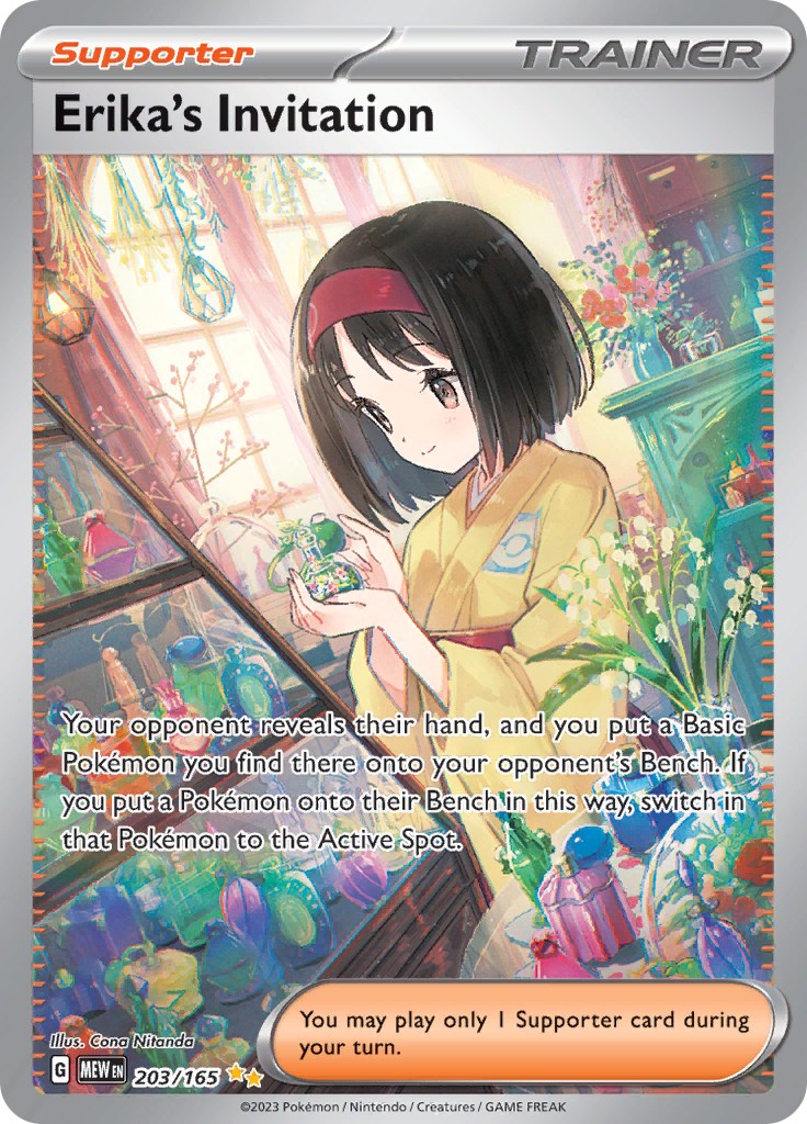 Erika's Invitation (203/165) [Scarlet & Violet 151] | Eastridge Sports Cards & Games