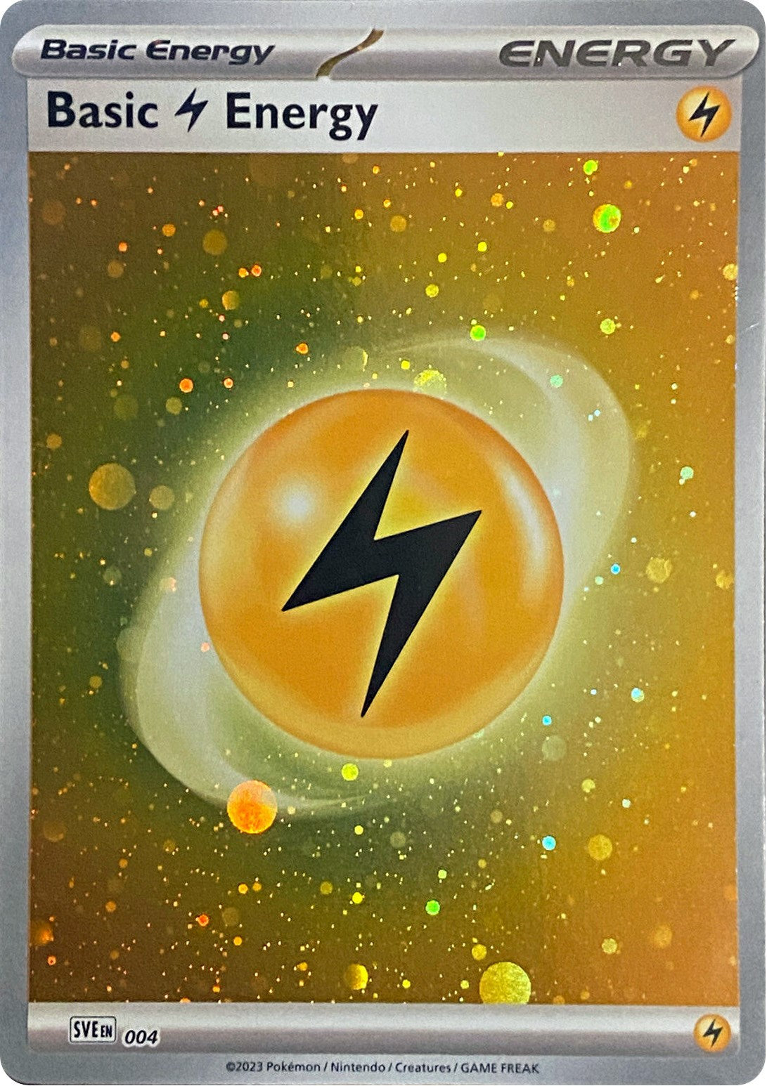 Basic Lightning Energy (004) (Cosmos Holo) [Scarlet & Violet: Base Set] | Eastridge Sports Cards & Games