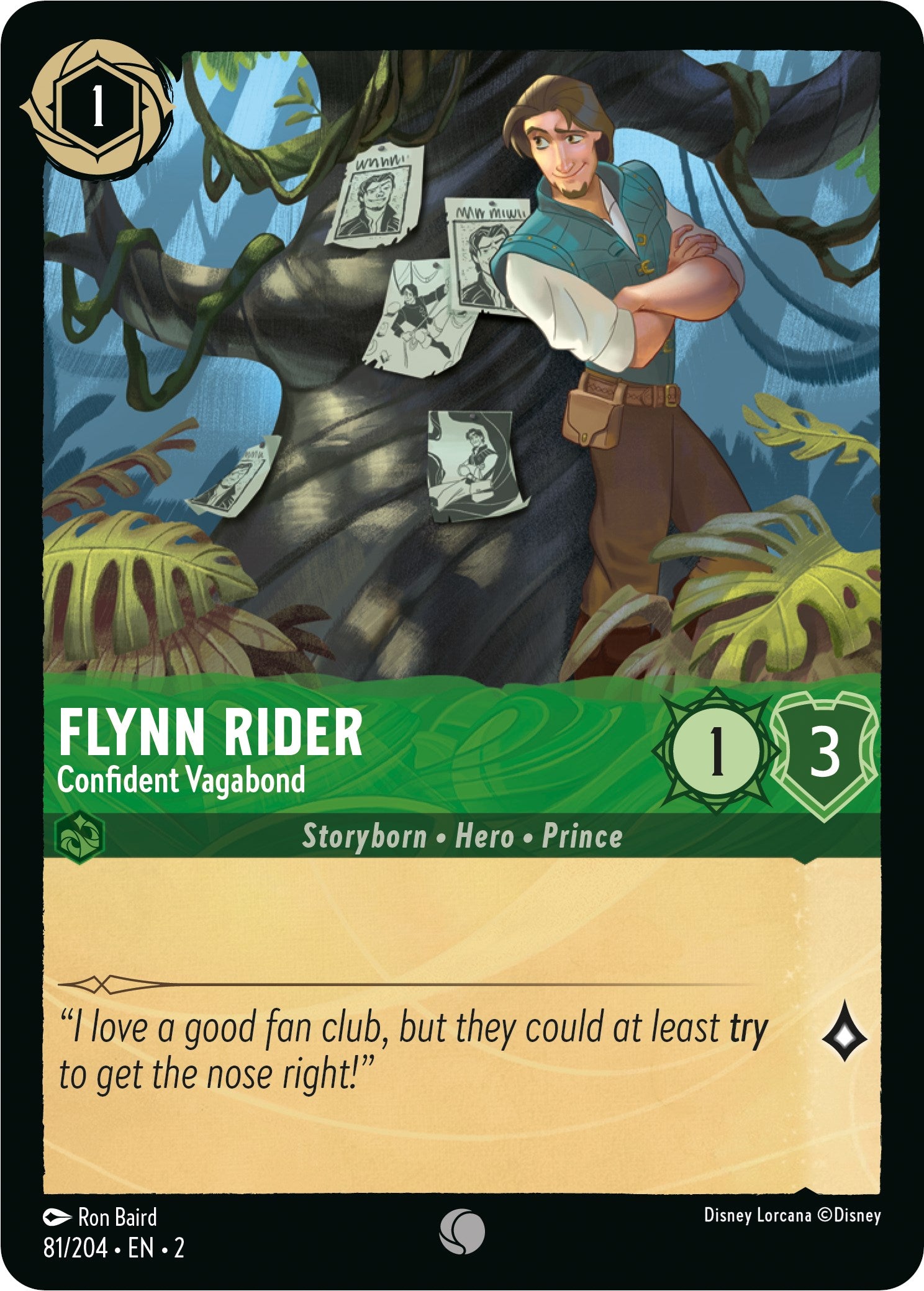 Flynn Rider - Confident Vagabond (81/204) [Rise of the Floodborn] | Eastridge Sports Cards & Games