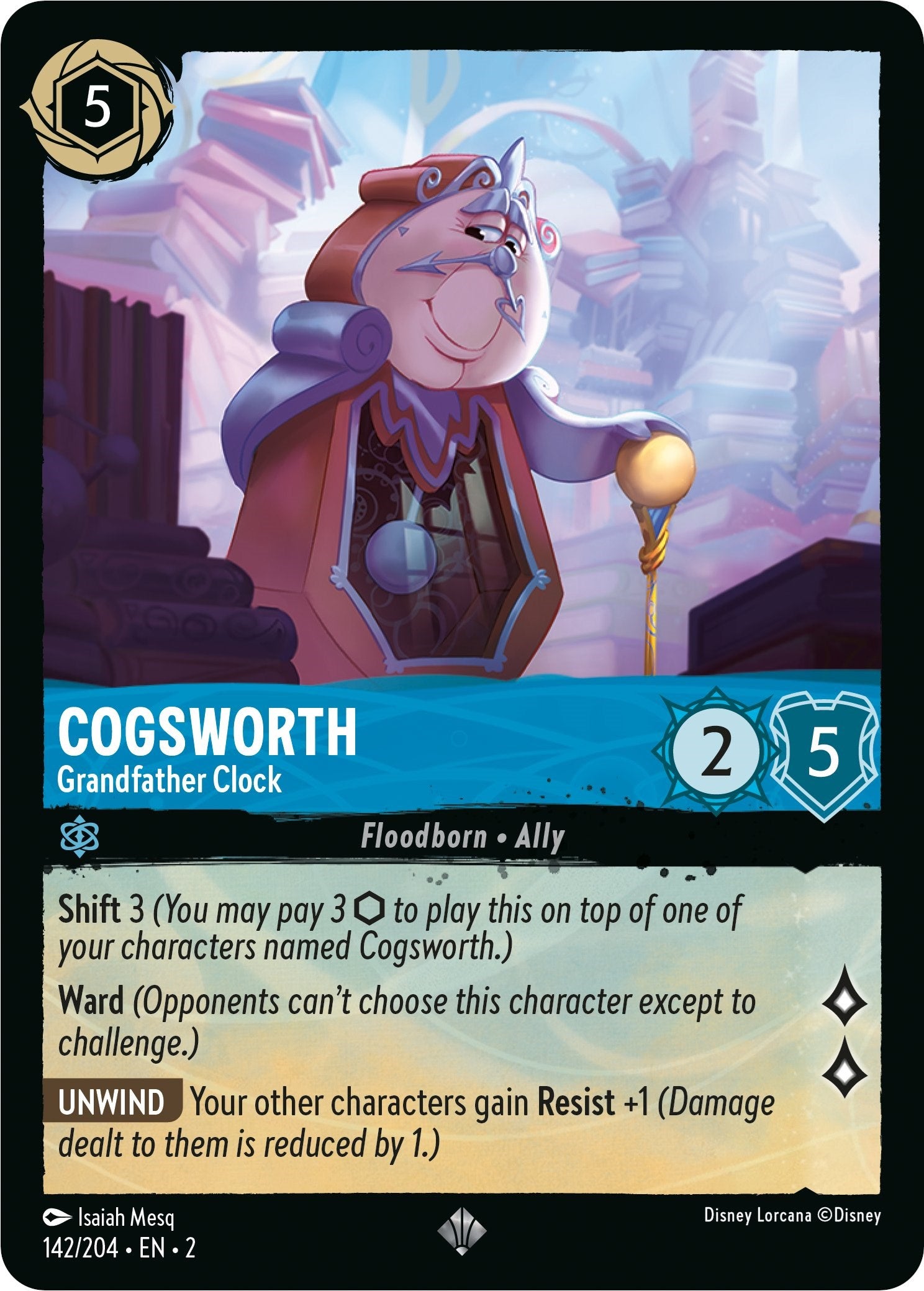 Cogsworth - Grandfather Clock (142/204) [Rise of the Floodborn] | Eastridge Sports Cards & Games