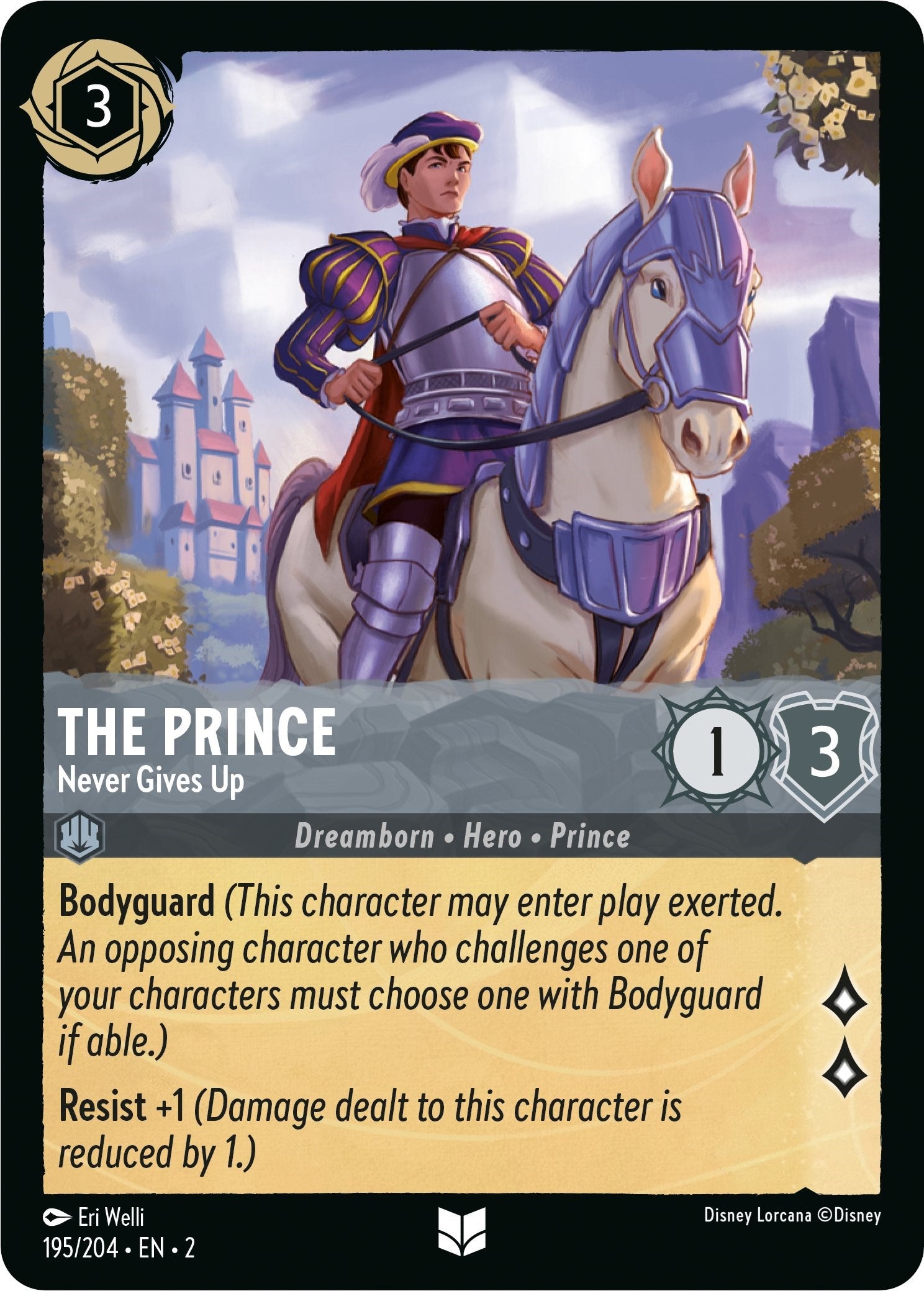 The Prince - Never Gives Up (195/204) [Rise of the Floodborn] | Eastridge Sports Cards & Games