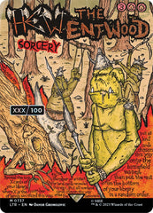 Hew the Entwood (Borderless Poster) (Serialized) [The Lord of the Rings: Tales of Middle-Earth] | Eastridge Sports Cards & Games