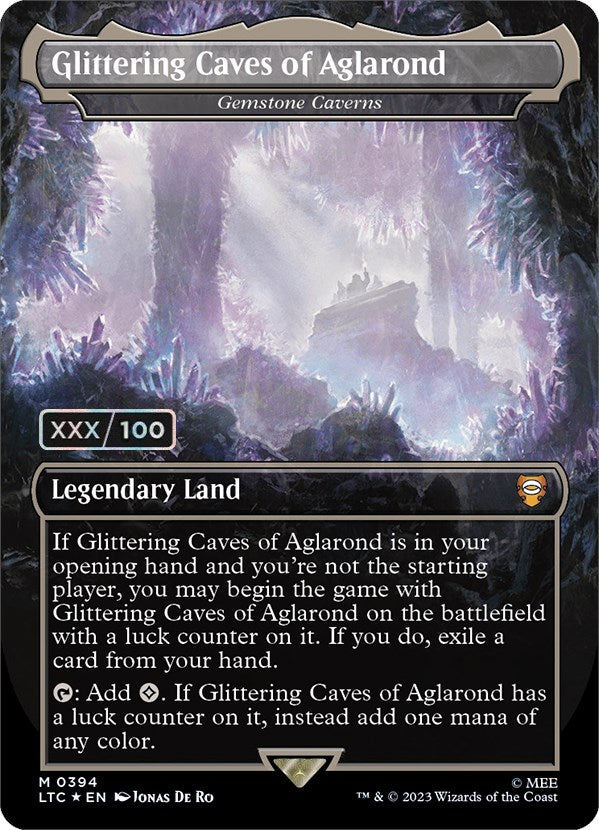 Glittering Caves of Aglarond - Gemstone Caverns (Serialized) [The Lord of the Rings: Tales of Middle-Earth Commander] | Eastridge Sports Cards & Games