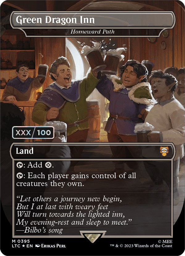 Green Dragon Inn - Homeward Path (Serialized) [The Lord of the Rings: Tales of Middle-Earth Commander] | Eastridge Sports Cards & Games