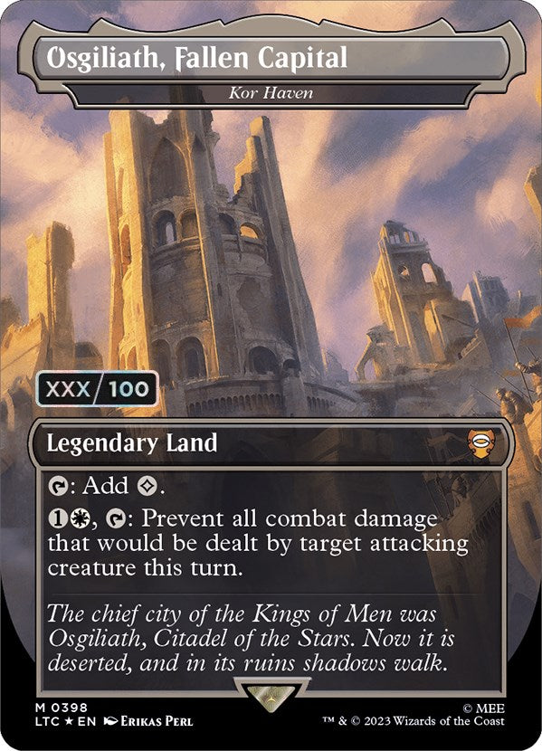 Osgiliath, Fallen Capital - Kor Haven (Serialized) [The Lord of the Rings: Tales of Middle-Earth Commander] | Eastridge Sports Cards & Games