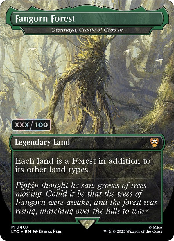 Fangorn Forest - Yavimaya, Cradle of Growth (Serialized) [The Lord of the Rings: Tales of Middle-Earth Commander] | Eastridge Sports Cards & Games