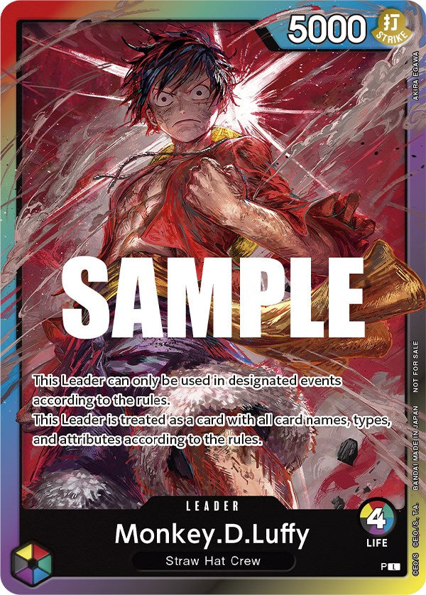 Monkey.D.Luffy (Leader Pack) (Sealed Battle 2023 Vol. 1) [One Piece Promotion Cards] | Eastridge Sports Cards & Games