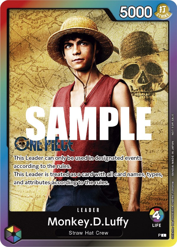 Monkey.D.Luffy (Leader Pack - Live Action) (Sealed Battle 2023 Vol. 1) [One Piece Promotion Cards] | Eastridge Sports Cards & Games