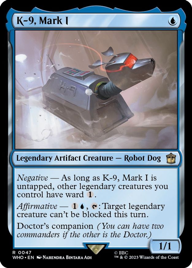 K-9, Mark I [Doctor Who] | Eastridge Sports Cards & Games