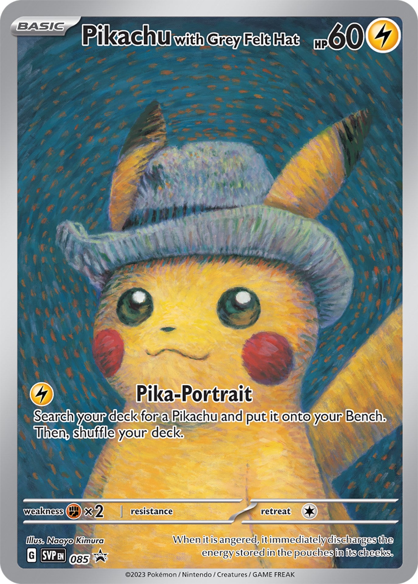 Pikachu with Grey Felt Hat (085) [Scarlet & Violet: Black Star Promos] | Eastridge Sports Cards & Games