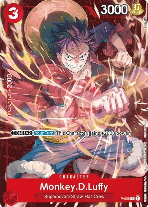 Monkey.D.Luffy (P-006) (Retail Promo) [One Piece Promotion Cards] | Eastridge Sports Cards & Games