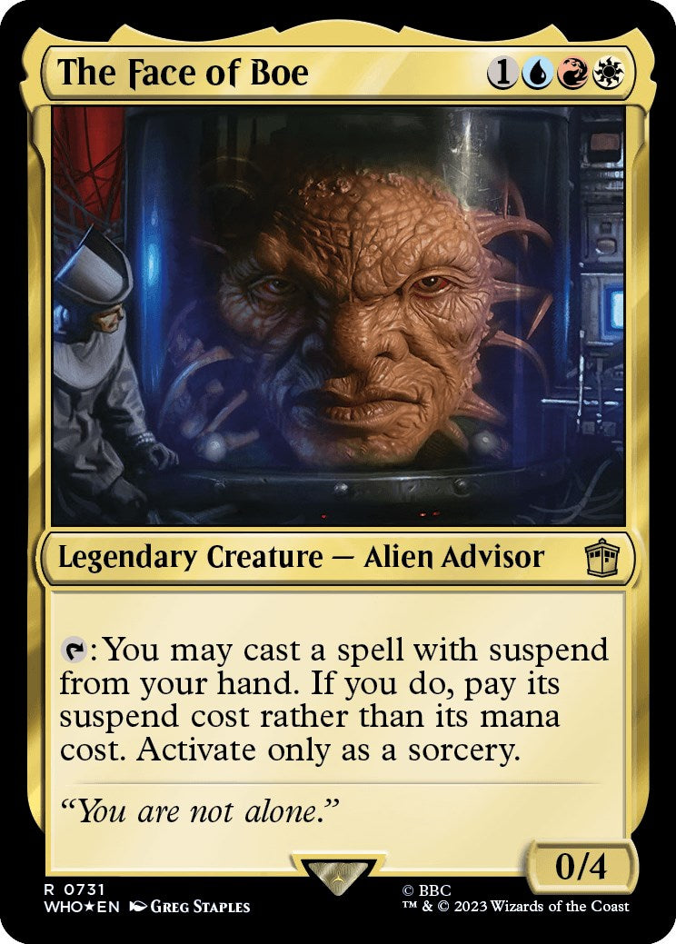 The Face of Boe (Surge Foil) [Doctor Who] | Eastridge Sports Cards & Games