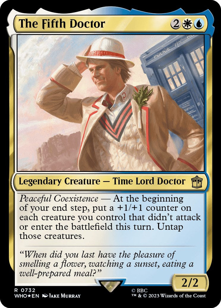 The Fifth Doctor (Surge Foil) [Doctor Who] | Eastridge Sports Cards & Games