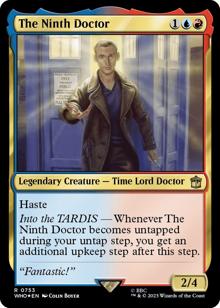 The Ninth Doctor (Surge Foil) [Doctor Who] | Eastridge Sports Cards & Games