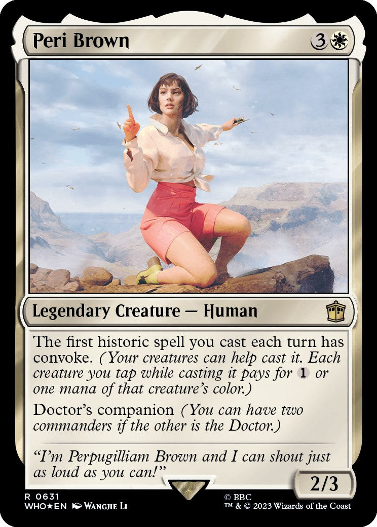 Peri Brown (Surge Foil) [Doctor Who] | Eastridge Sports Cards & Games