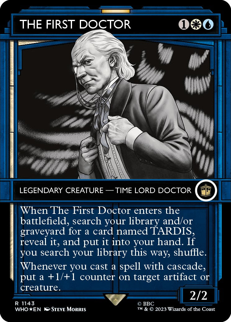 The First Doctor (Showcase) (Surge Foil) [Doctor Who] | Eastridge Sports Cards & Games