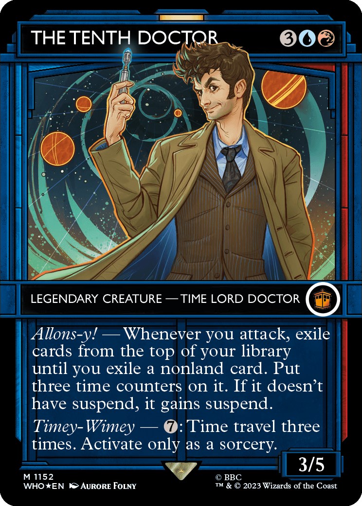 The Tenth Doctor (Showcase) (Surge Foil) [Doctor Who] | Eastridge Sports Cards & Games