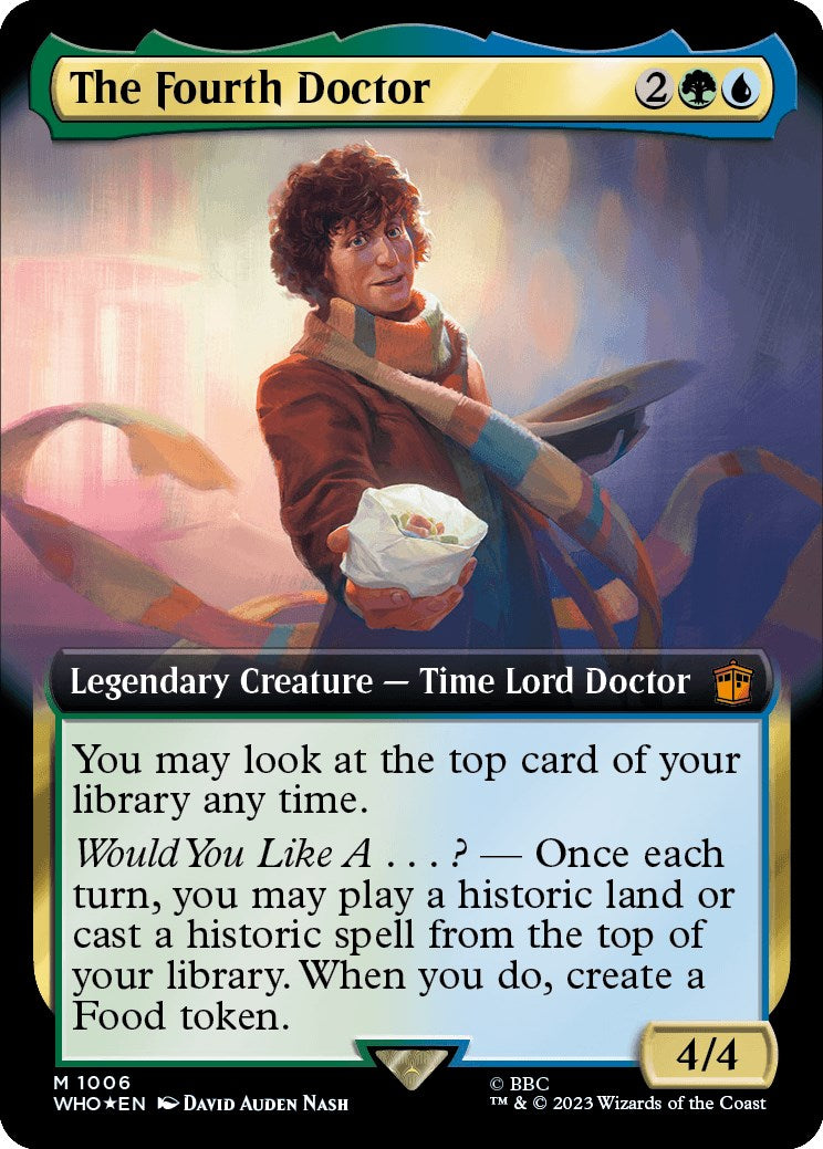 The Fourth Doctor (Extended Art) (Surge Foil) [Doctor Who] | Eastridge Sports Cards & Games