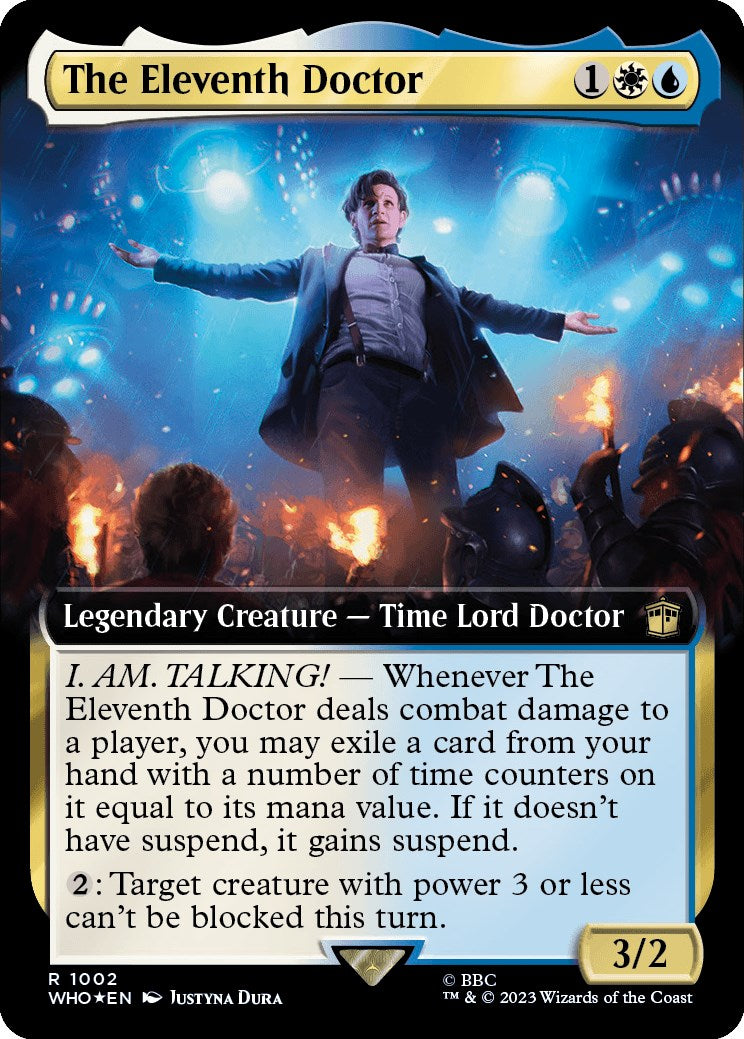 The Eleventh Doctor (Extended Art) (Surge Foil) [Doctor Who] | Eastridge Sports Cards & Games