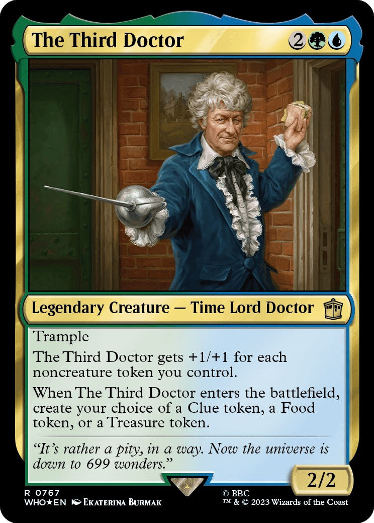The Third Doctor (Surge Foil) [Doctor Who] | Eastridge Sports Cards & Games
