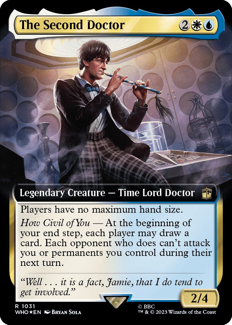 The Second Doctor (Extended Art) (Surge Foil) [Doctor Who] | Eastridge Sports Cards & Games